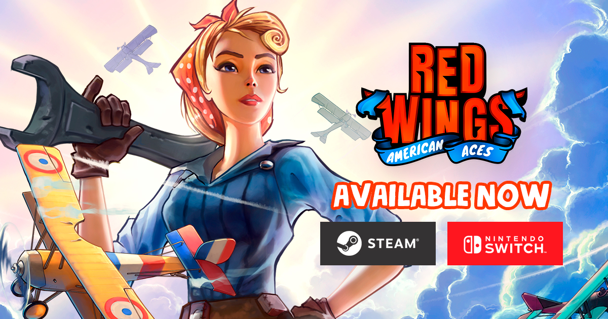 Red Wings: American Aces Now on PC and Nintendo Switch - All in! Games